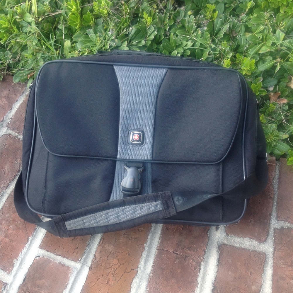 Swissgear black laptop bag/briefcase